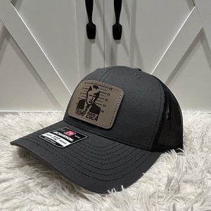 Trucker SnapBack Richardson 112 hat Trump mugshot